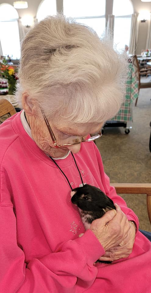 Pets welcome at Cedar Trails Senior Living in Freeburg, IL